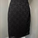 Forever 21 Black Lace Knee Length Skirt Body-con S Photo 6