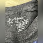 Dallas Cowboys Authentic short sleeved tee shirt sz large Gray Photo 1