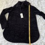 Style & Co . Women's Cowlneck Tunic velvety fabric Sweater deep black size Medium Photo 5