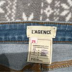L'Agence New Margot Skinny Light Wash Ripped Knee Size 25 Photo 3