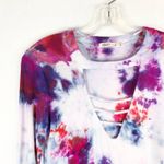 Heart Hips Small Top Handmade Tie Dye My Love Purple Pink Strappy Keyhole 265 Photo 3