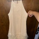 Lucy Paris  sequined mini dress with feathers Photo 2