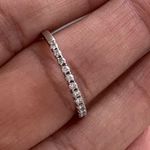 14k White GoLd Half Carat Diamond Band Photo 4