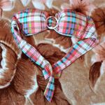 Victoria's Secret Bandeau Plaid Swimsuit Top Photo 0