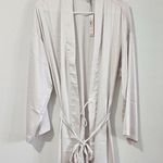 Victoria's Secret  Satin Midi Robe - Coconut White - Women's Size M - 26746454 Photo 1