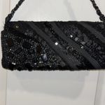 Chico's ELEGANT BLACK BEADED CLUTCH
SILK RIBBON THROUGHOUT CHAIN HANDLES Photo 5
