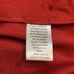 Umgee Dress Tunic Women Small Red Floral Embroidered Velvet Bell Sleeve Boho Photo 6