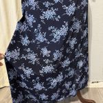 Kathie Lee Collection Vintage  Back Slit Midi Farm Skirt 14 Rayon Made in USA 90s Photo 4