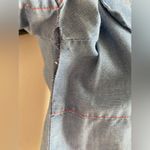 Vintage TrimGirl Denim Look Mini Dress Blue Photo 3