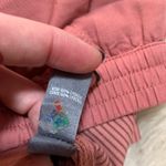 Aerie Lace Up Distressed Frayed Beach Shorts Mauve Medium Photo 4