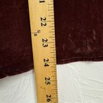 Madewell  Burnt Orange Crushed Velvet Blouse Womens S Short Sleeve Fall Boho Top Photo 8