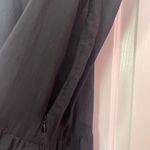 Free People Boho Sheer Tank Top Ruffle Bottom Stuffed Embroidered Neckline Photo 4