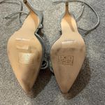 Journee Collection Women's Silver High Heel Sandals with Rhinestone Bow Accent Photo 7