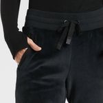 Athleta Double Cozy Karma Recover Jogger Pants Teddy Faux Fur Black Size XS Photo 2