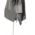 CAbi  Women's Black and White Striped Zip-Up Sweater Photo 3