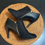 dexflex comfort Dex flex Black Leather Shoes ankle boots heels 9W Photo 4