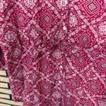 Wrangler Red And White Button Down Tie Waist Top Photo 2