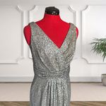 Sorella Vita Brushed Gold Sequined Gown Style 8686 Size 14 Photo 4