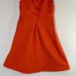 HD in Paris Anthropologie  Orange Ardmore Textured Knit Dress Size-4. Photo 5
