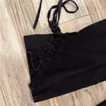 Forever 21 Wide Leg Black Tie Up Jeans Photo 1