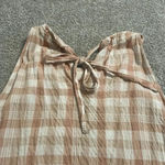 Jane and Delancey  beige and cream swing tank with bow Medium Photo 3