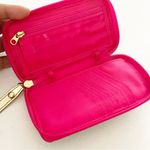 Lilly Pulitzer Zip Around Wristlet Wallet Organizer Pink Blue Green Floral Photo 2