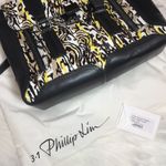3.1 Phillip Lim Black Pashli Animal Print Tote Bag NEW Photo 7