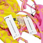 NESSY SWIMWEAR Set Flora Triangle Top & Kendal Bottom, Pink/Yellow, XS Pink Photo 6
