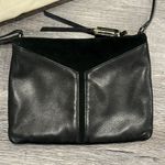 Stella & Dot COVET Highline leather suede mini crossbody purse black EUC ($159) Photo 3