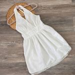 American Eagle ‎ white halter mini dress w/ pockets Photo 1
