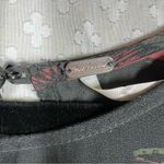 Free People Black Red Floral Flowy Bat Sleeve Mini Dress Photo 1