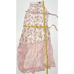 Drew Anthropologie Naomi Tiered Maxi Dress Floral Boho Chiffon Size Small Photo 6