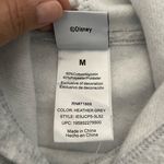 Disney NWT  Minnie Mouse Licensed Character Crochet Patch Hoodie Heather Gray M Photo 5