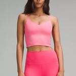 Lululemon  Align Cropped Cami Tank Top Light Support, A/B Cup - Sakura Pink NWT Photo 0