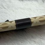 Coach Julia Khaki Brown Op Art Slim Zip Wallet Photo 3