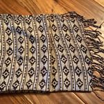 Brown Patterned Scarf Photo 0