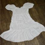 Fifteen Twenty Fifteen-Twenty White Tiered Puff Sleeve Dress XL Photo 2