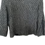 EXPRESS NEW $128 White Black Tweed Jacket Blazer Cropped 3/4 Sleeve Women’s 10 Photo 10