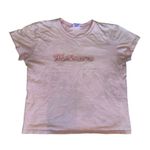 y2k weathervane pink graphic baby tee Size M Photo 0