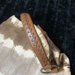 Country Western Rodeo Hobo Tie Dyed Leather Shoulder Bag Purse Brown Photo 8