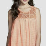 Lucky Brand ✨  Peach Crochet Tank Top ✨ Photo 0