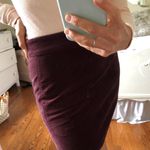 Forever 21 Velvet Deep Purple Mini Skirt Photo 2