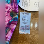 MYONNE Vintage 80s 90s Lingerie Set Purple Floral Design NWT Size Medium US Made Blue Photo 9