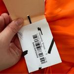 La Ligne NEW NWT  Vanessa 100% Silk Midi Dress Tangerine Orange Photo 9