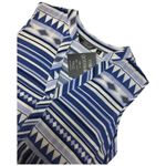 Mlle Gabrielle New  Womens Size Small V Neck Sleeveless Midi A Line Dress Blue Photo 6