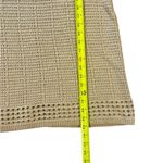 Chico's  Gold Crochet Knit Dress Sleeveless Knee Length Womens Size Small Photo 3