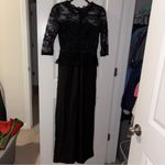 Women’s Elegant Black Lace Jumpsuit Size M Photo 1
