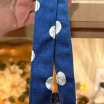 Meet Duke Blue & White Paisley Tote with Structured Design Photo 2