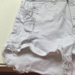 EXPRESS White ripped denim shorts Photo 2
