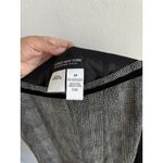 Jones New York Vtg Y2K Size 6P 100% Silk Chiffon Velvet Flounce Skirt Black Gray Photo 10